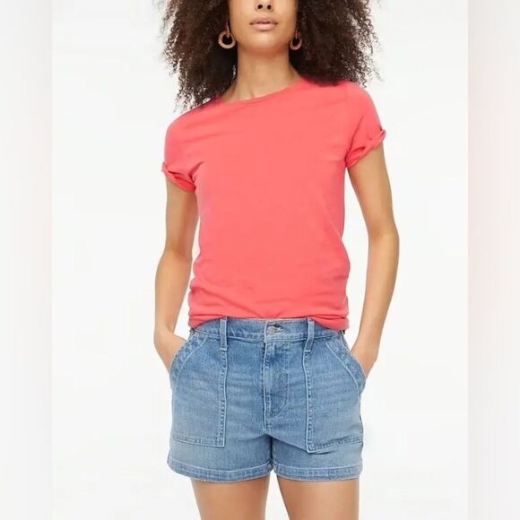 JCREW Utility Denim Short Skylar Wash Blue 32 - Picture 11 of 11